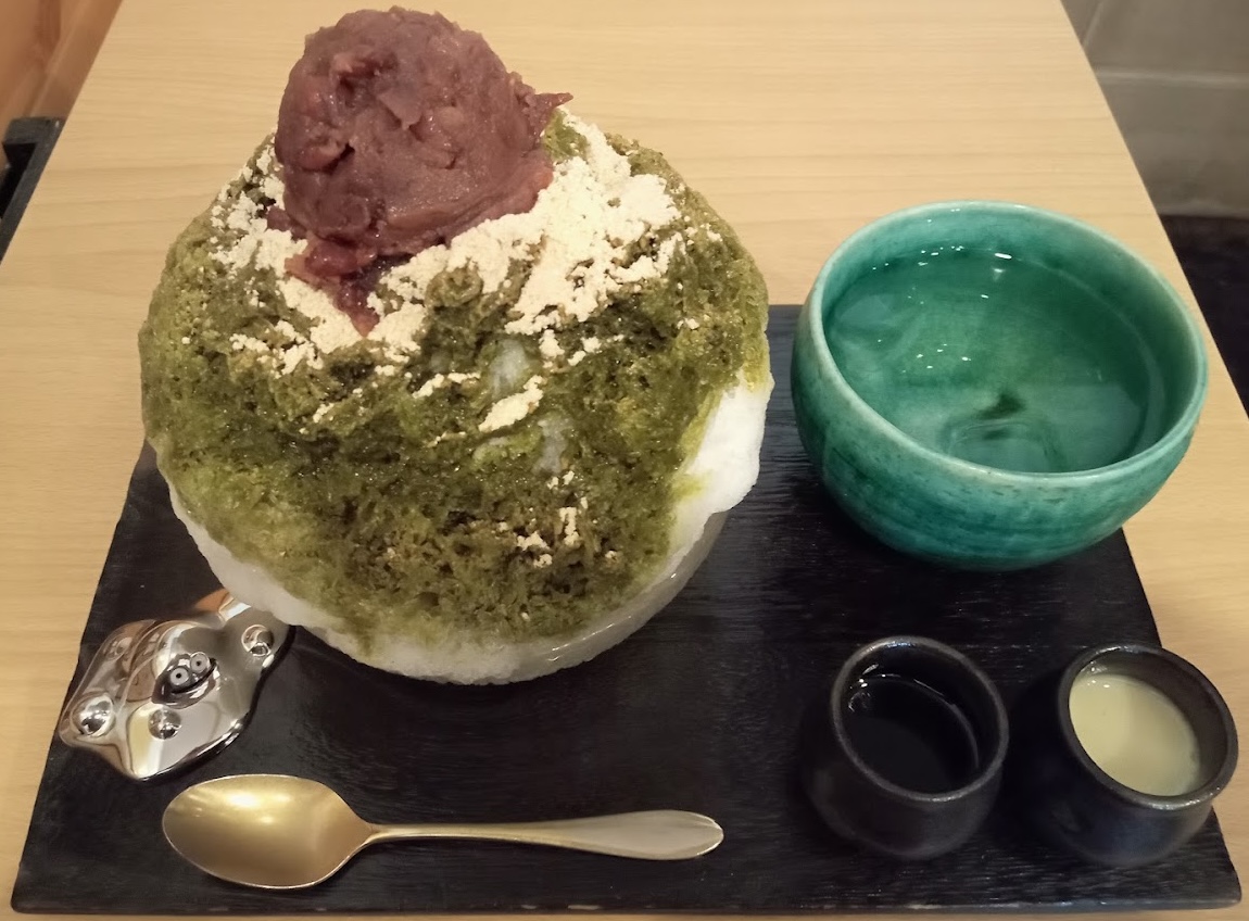 鎌倉駅 しらたまや 抹茶氷練乳